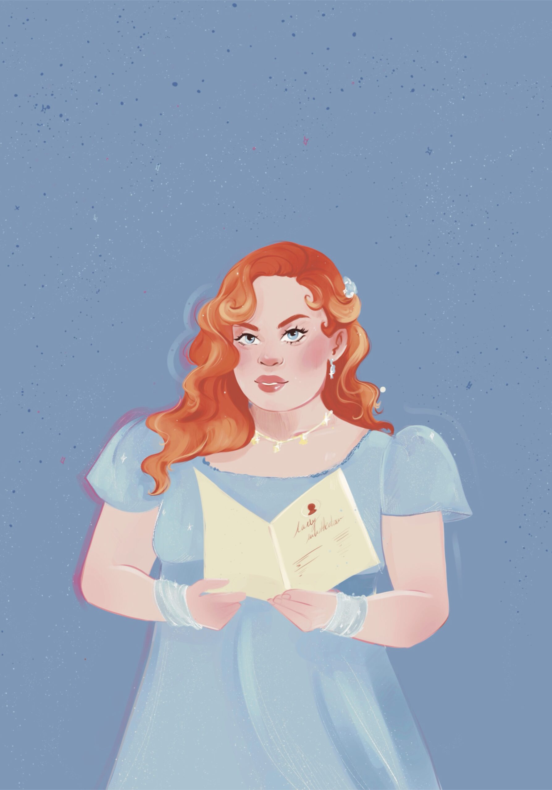 fanart et illustration d'une actrice qui joue dans la serie bridgerton sur Netflix ) Ambre Engler – Illustratrice freelance personnalisée & illustration éditoriale et communication visuelle Ambre Engler – Illustratrice freelance personnalisée & illustration éditoriale et communication visuelles illustrées