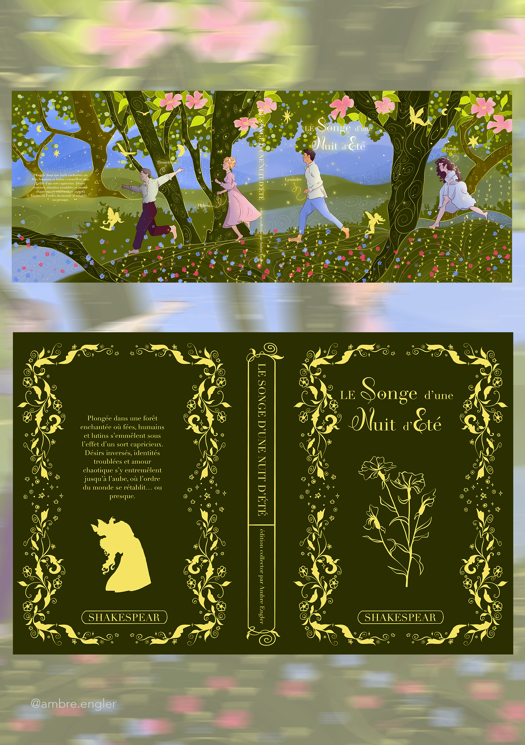 Illustratrice & Graphiste | Ambre Engler edition character design portraits paysage portrait éditorial branding identité visuelle