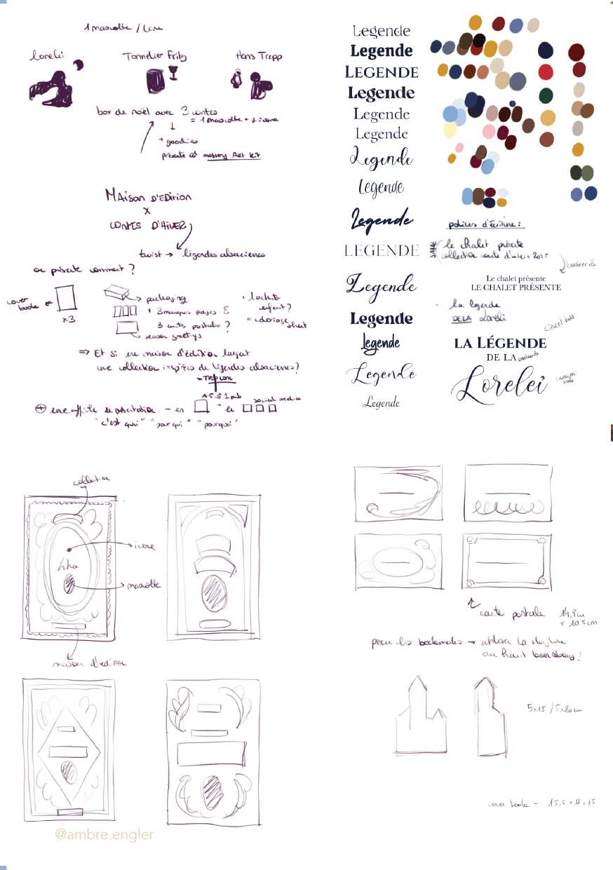 légende alsace contes alsacien Lorelei illustratrice couverture de livre ambre engler