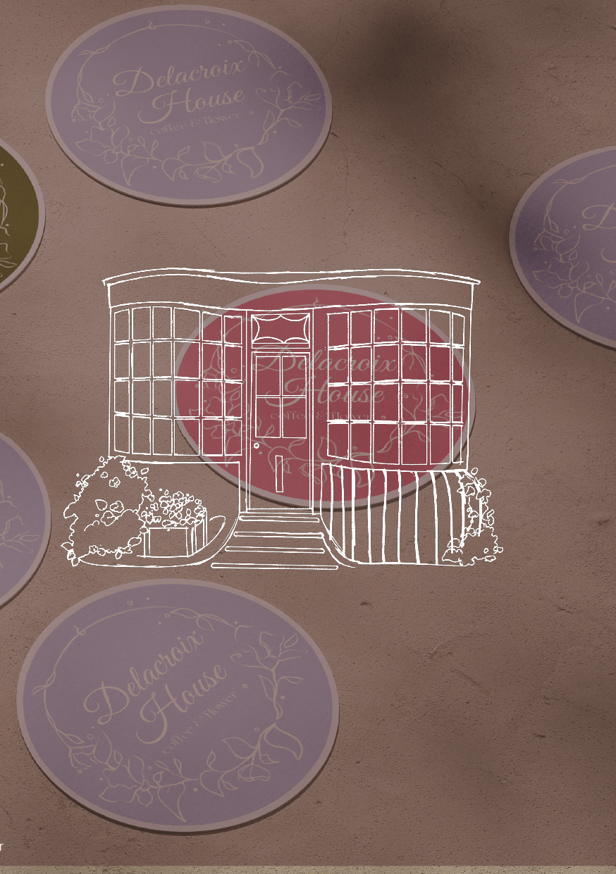 brand design visual identity Bridgeton design graphique identité visuel storytelling illustratrice ambre engler ambre.engler ambreengler dessin de devanture boutique souvenirs hotel vin chambre d'hôte vigneron real estate