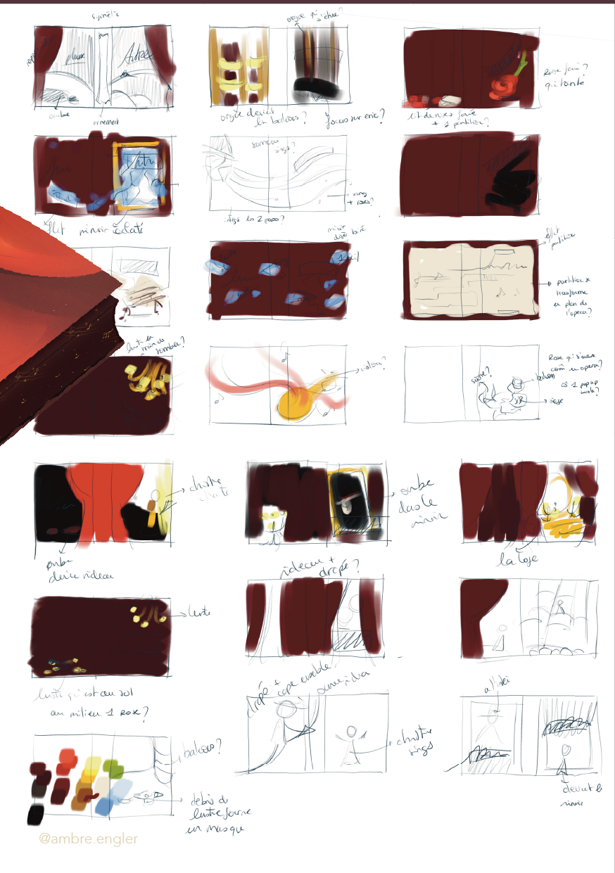 fantome de l'opéra phantom of the opera book cover couverture de livre illustration eric & christine booklover fantasy book ambre engler