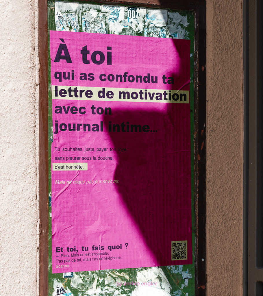 design graphic wall poster flyer Figma application mockup campaign art direction