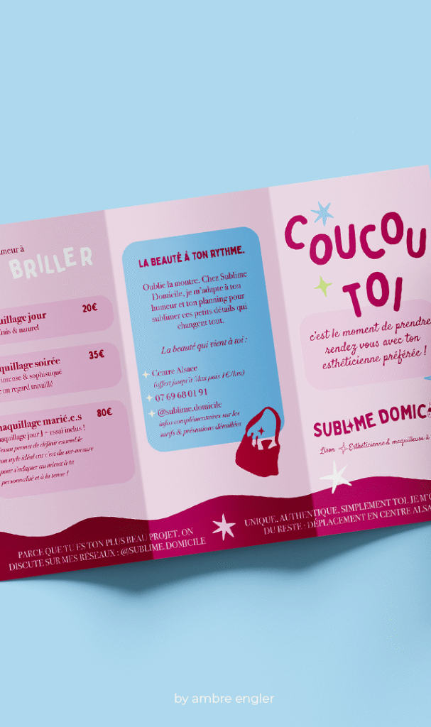 brand design identité visuelle logo carte de visite flyer poster design graphique beauté makeup colorful