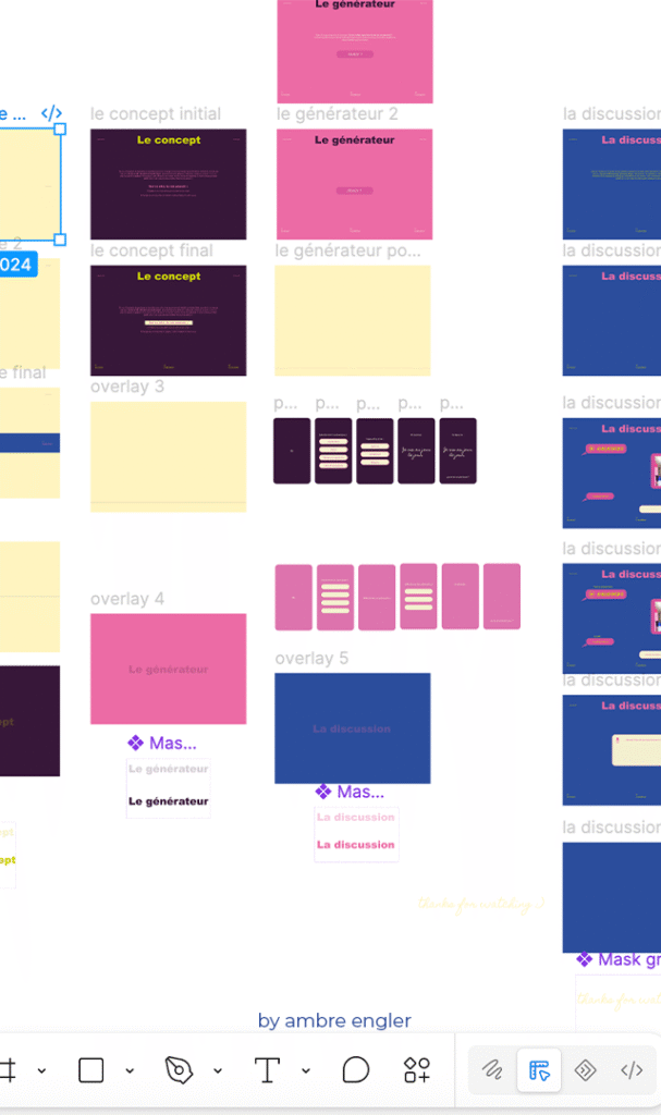 design graphic wall poster flyer Figma application mockup campaign art direction